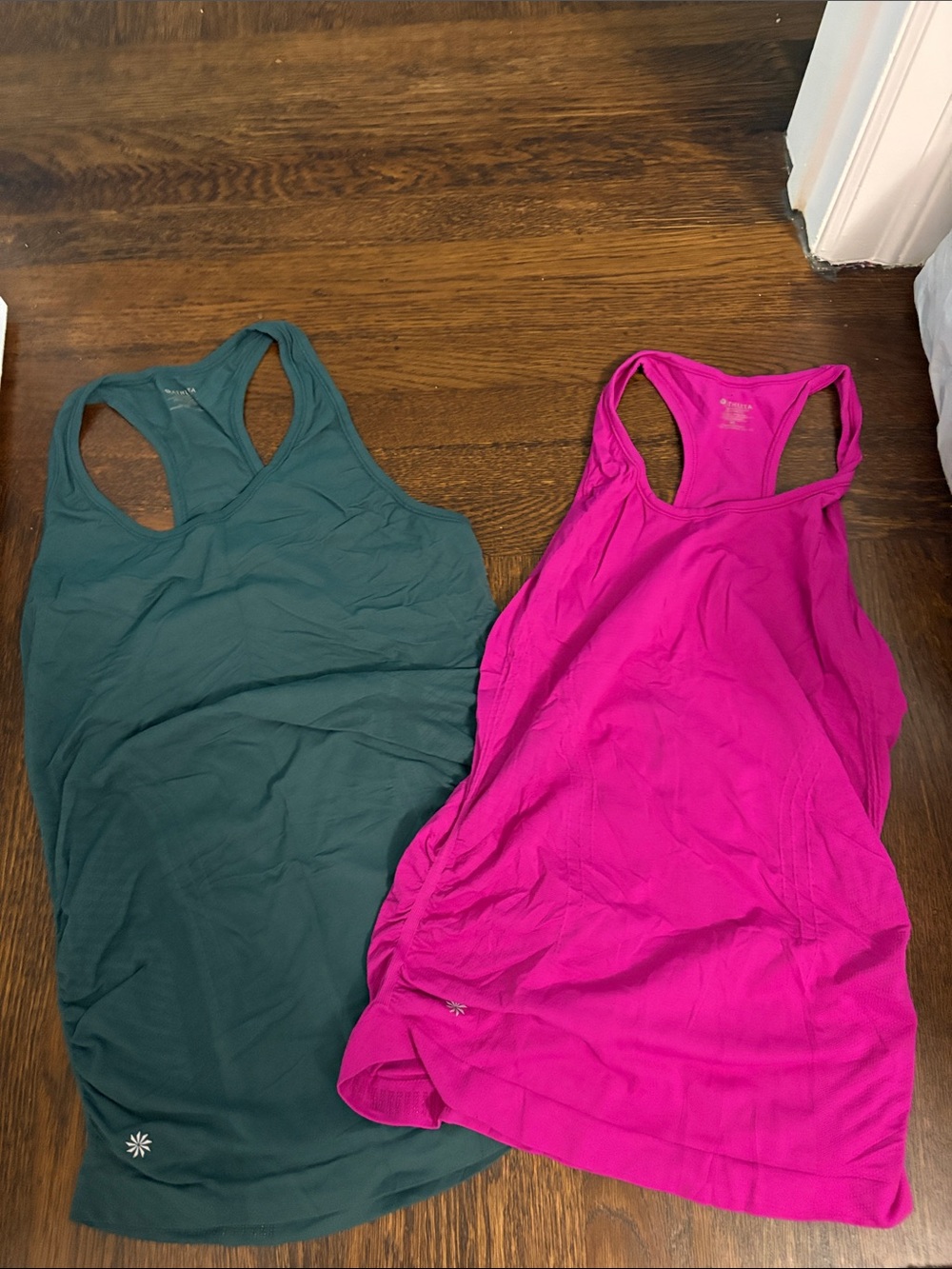 2 Athleta Racerback Tank Tops - M